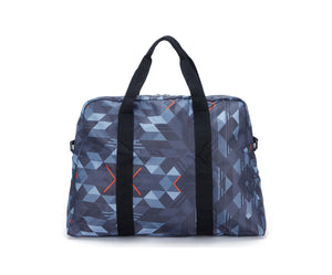 Lightweigh Geo Printed Packable Travel Duffle Bag